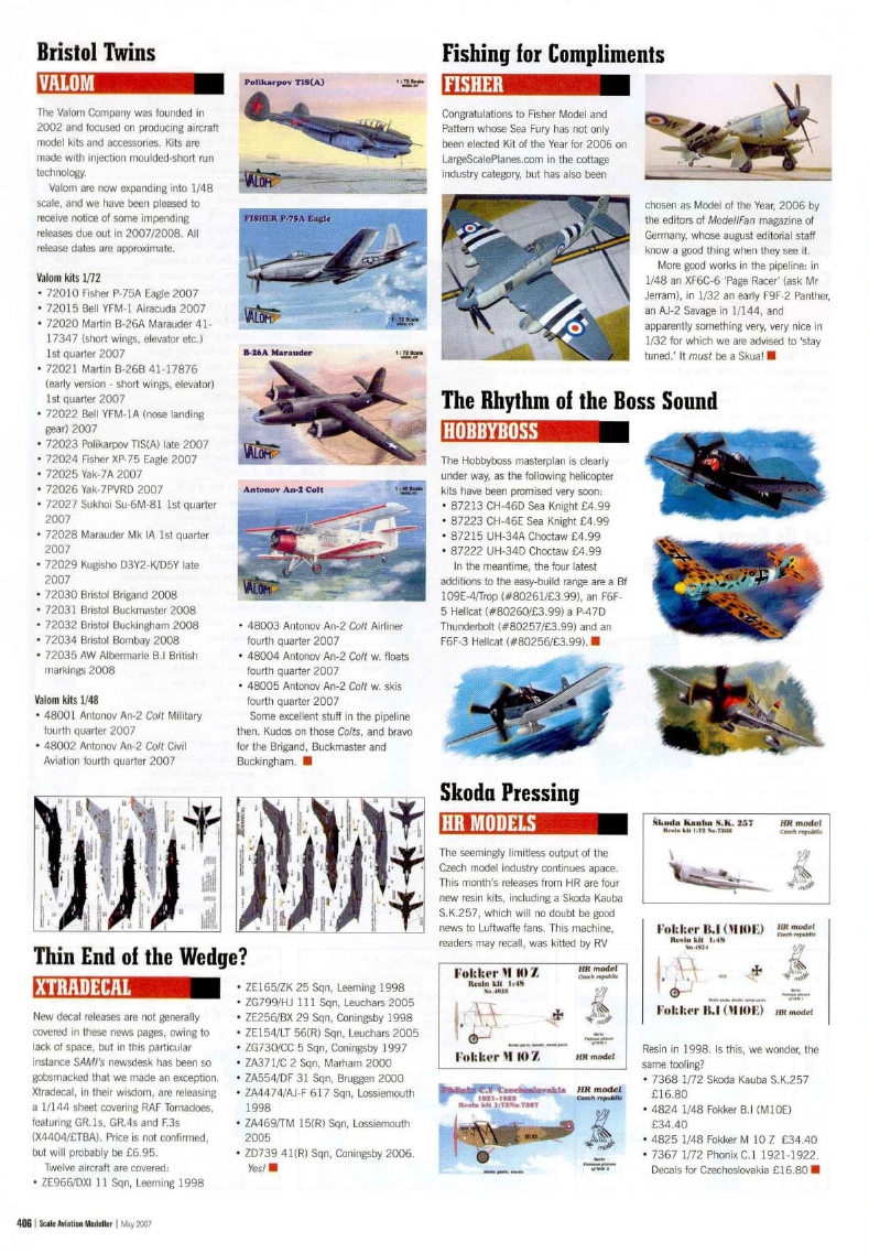 Scale Aviation Modeller International 2007-05